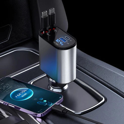 4 in 1 Retractable Charger - شاحن قابل للسحب 4 في 1