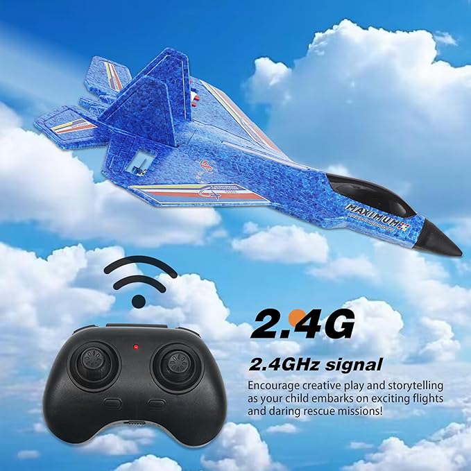Airplane with remote Controlled Flying Toy - طائرة مع جهاز التحكم عن بعد