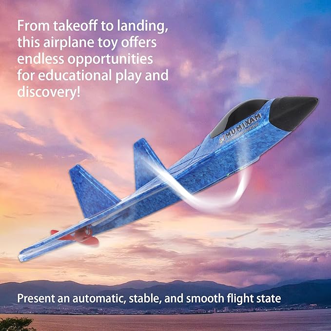 Airplane with remote Controlled Flying Toy - طائرة مع جهاز التحكم عن بعد