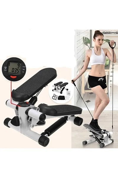 Fitness Stepper Exerciser with Rope - جهاز تمرين اللياقة البدنية مع الحبل